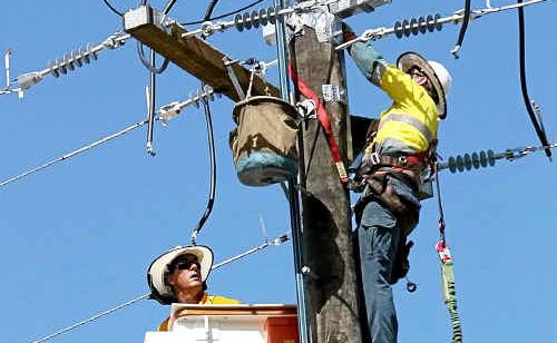 About 2000 people in Bundaberg were left without power on Friday night. About 2000 people in Bundaberg were left without power on Friday night.